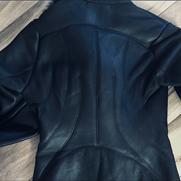 Versace leather jacket, VERSACE COLLECTION. - Picture 8 of 13